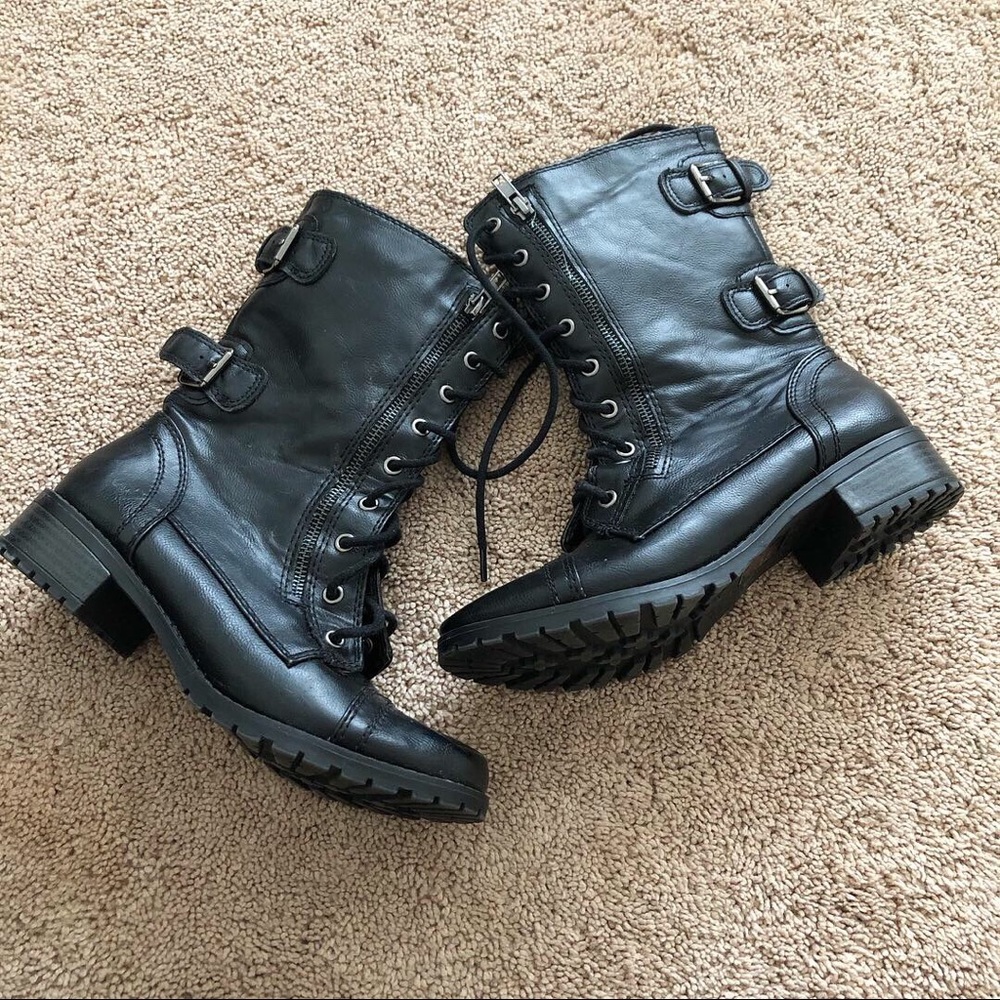 Black Combat Boots